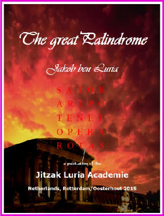 The Great Palindrome - Jakob ben Luria (front page)